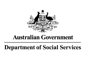 Logo - Major Sponsor THRIVE 2024 - Department of Social Services - Australian Government